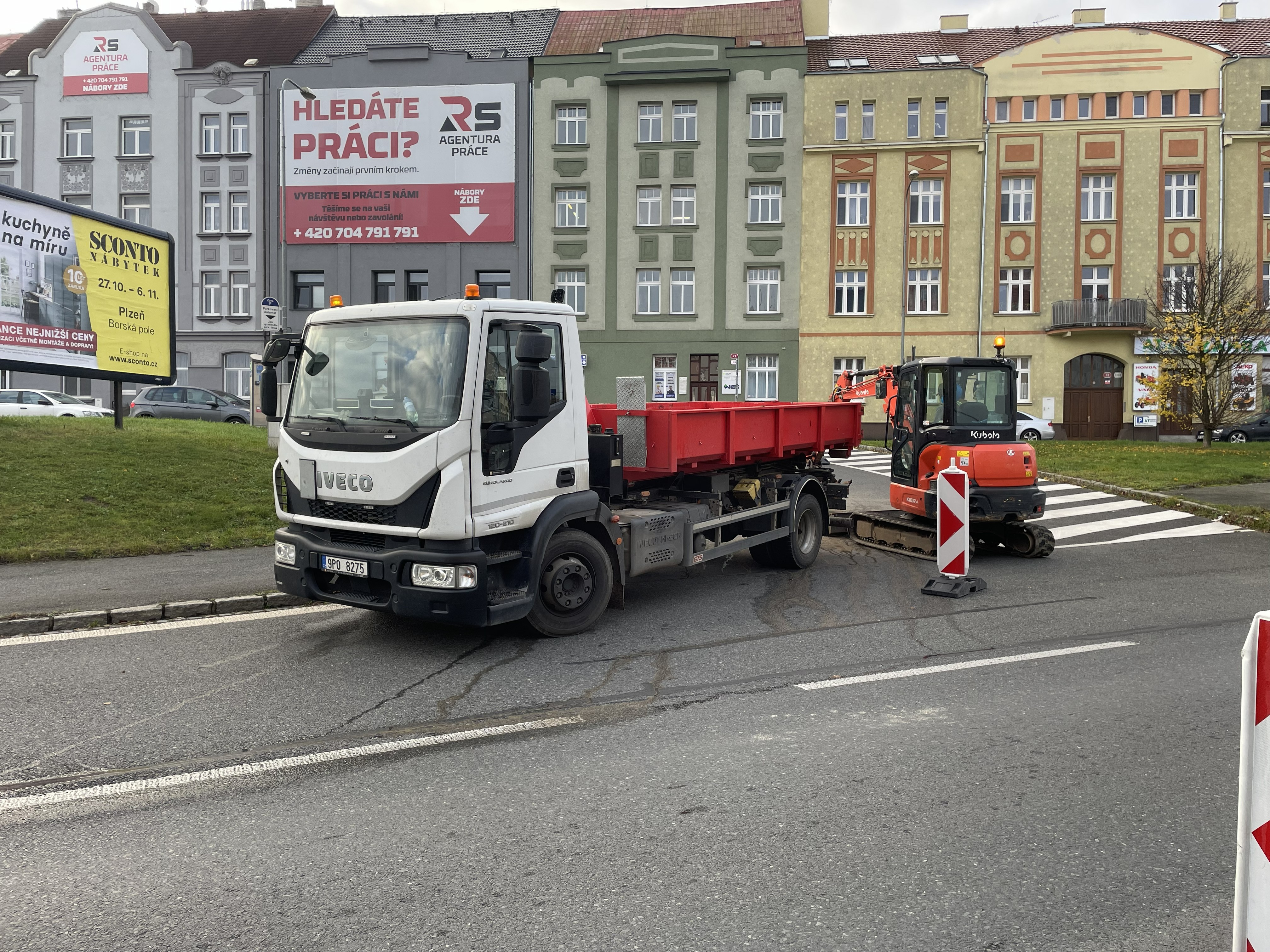 Stavba veřejného osvětlení
